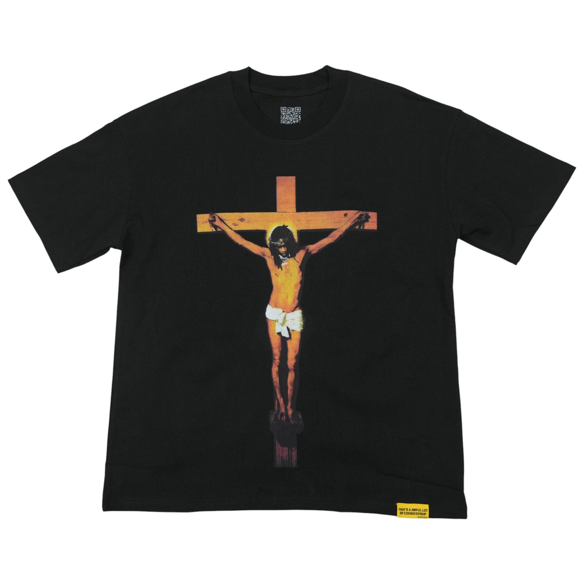CRUCIFIX T-SHIRT BLACK | ALOCS