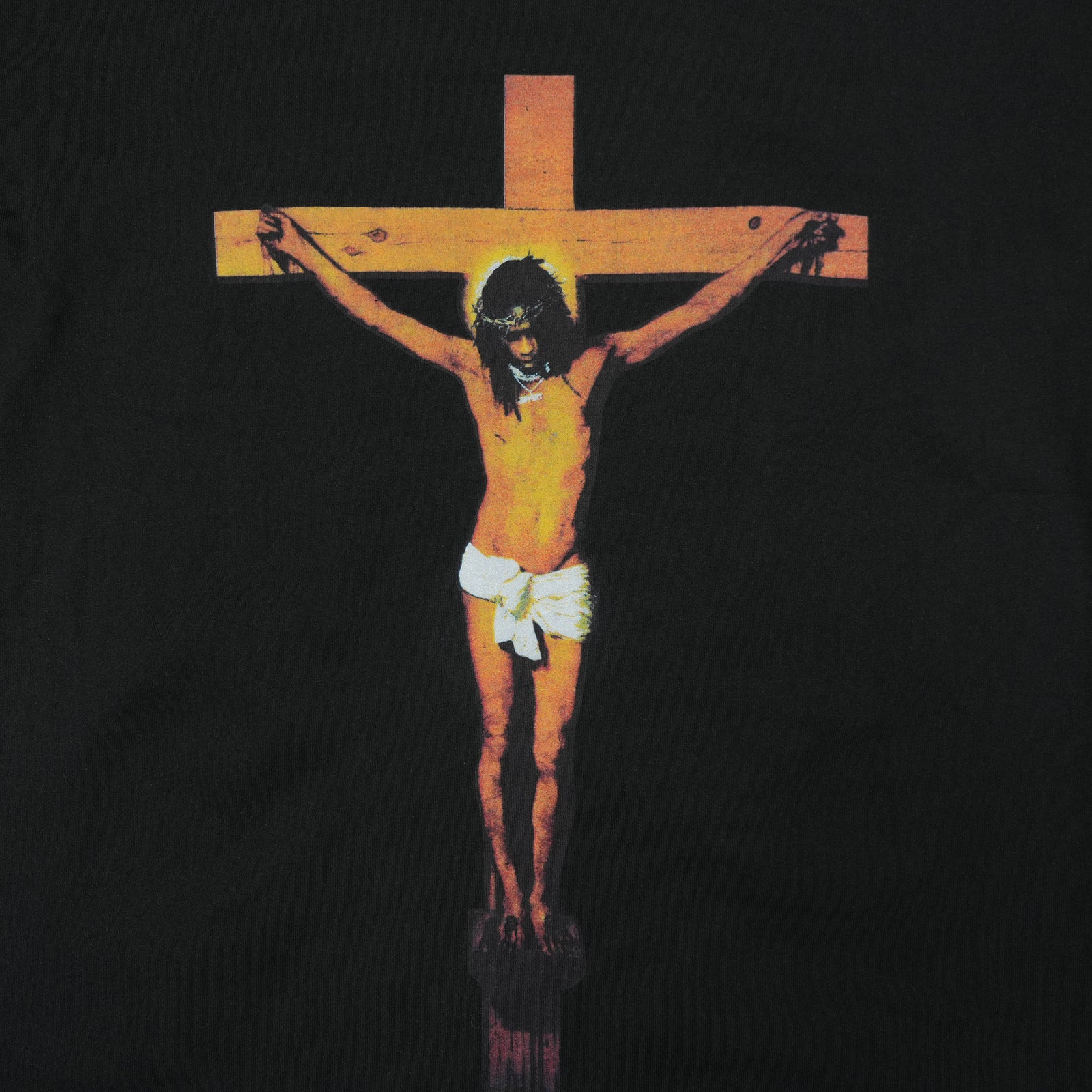 CRUCIFIX T-SHIRT BLACK | ALOCS