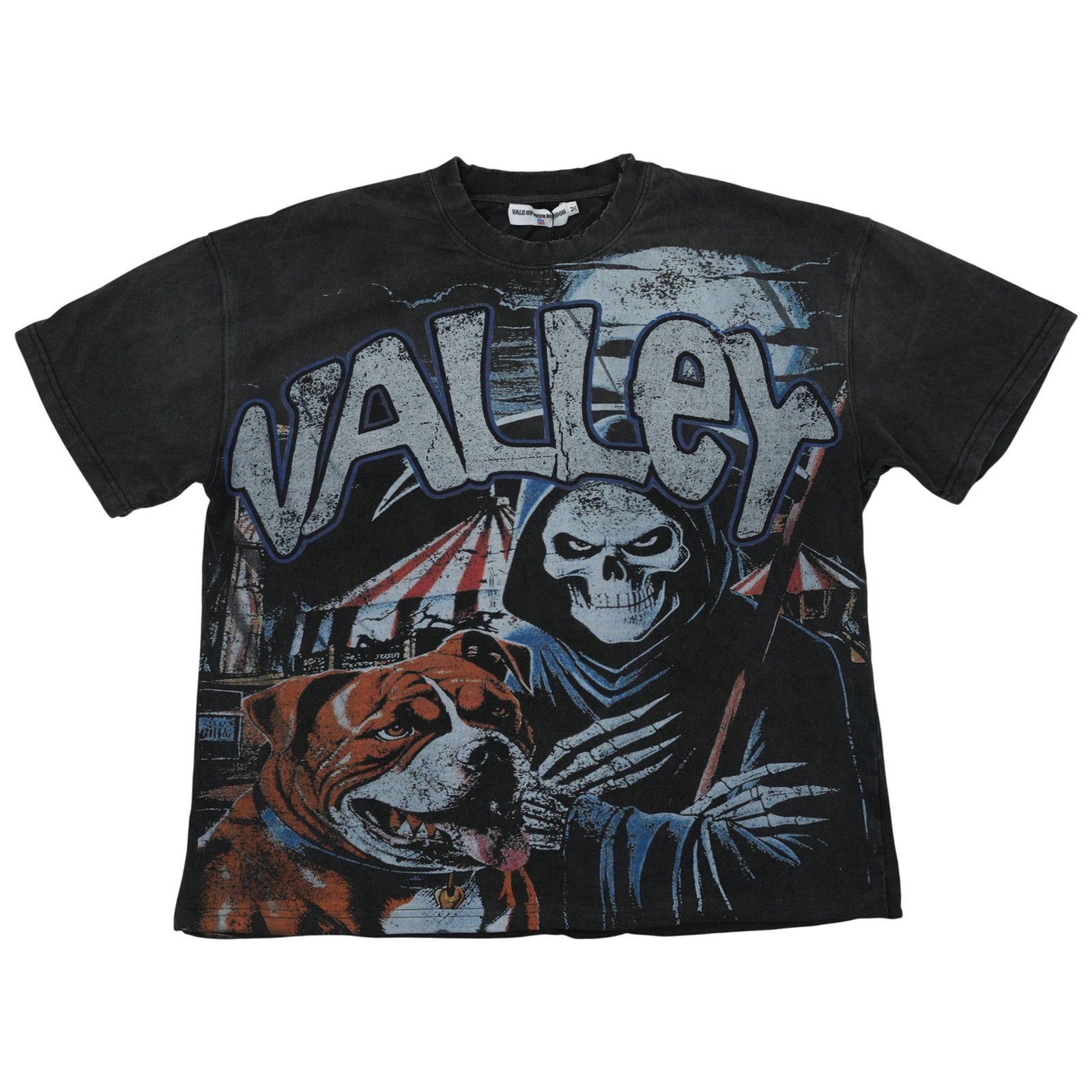 GRIM REAPER T-SHIRT VINTAGE BLACK