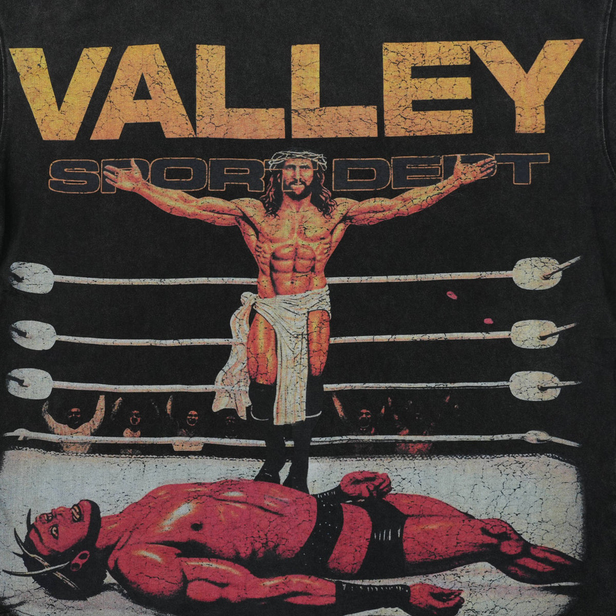 JESUS HARDY T-SHIRT VINTAGE BLACK