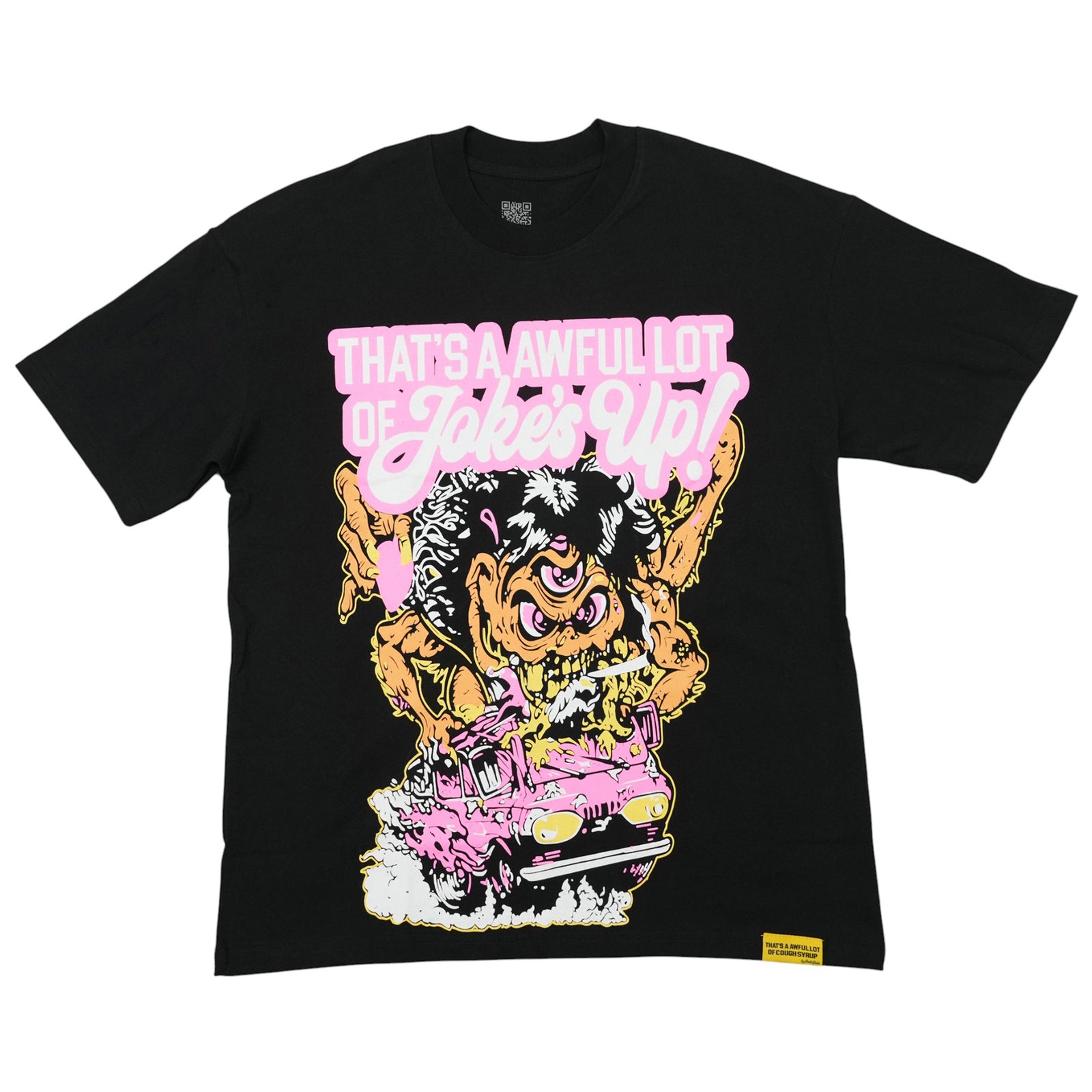 JOKES UP MONSTER CAR T-SHIRT BLACK | ALOCS