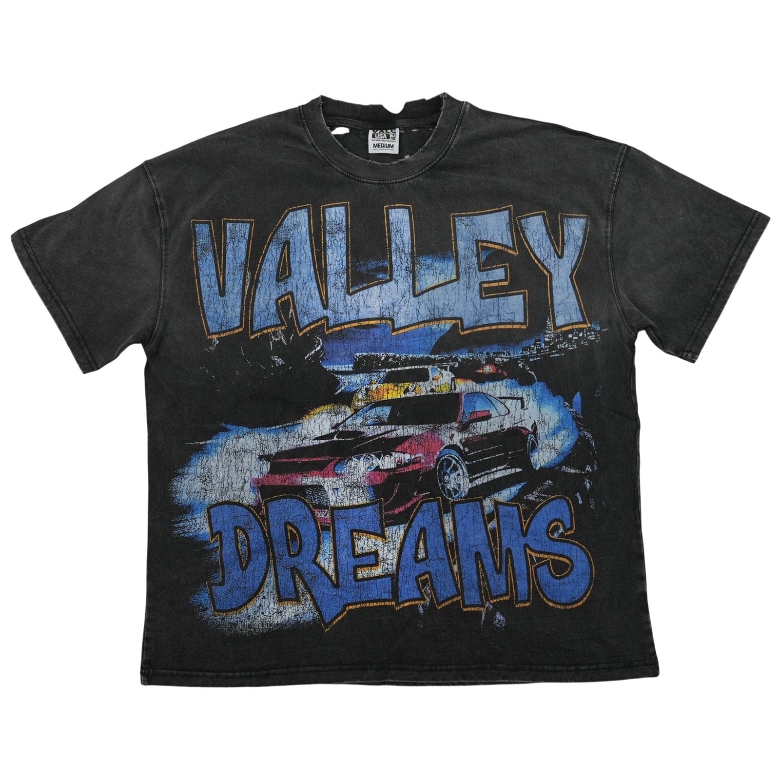 MOUNT AKINA CAR T-SHIRT VINTAGE BLACK