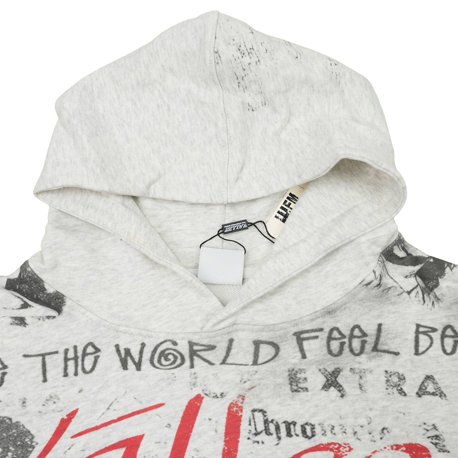 MURAL HOODIE SWEATSHIRT GREY