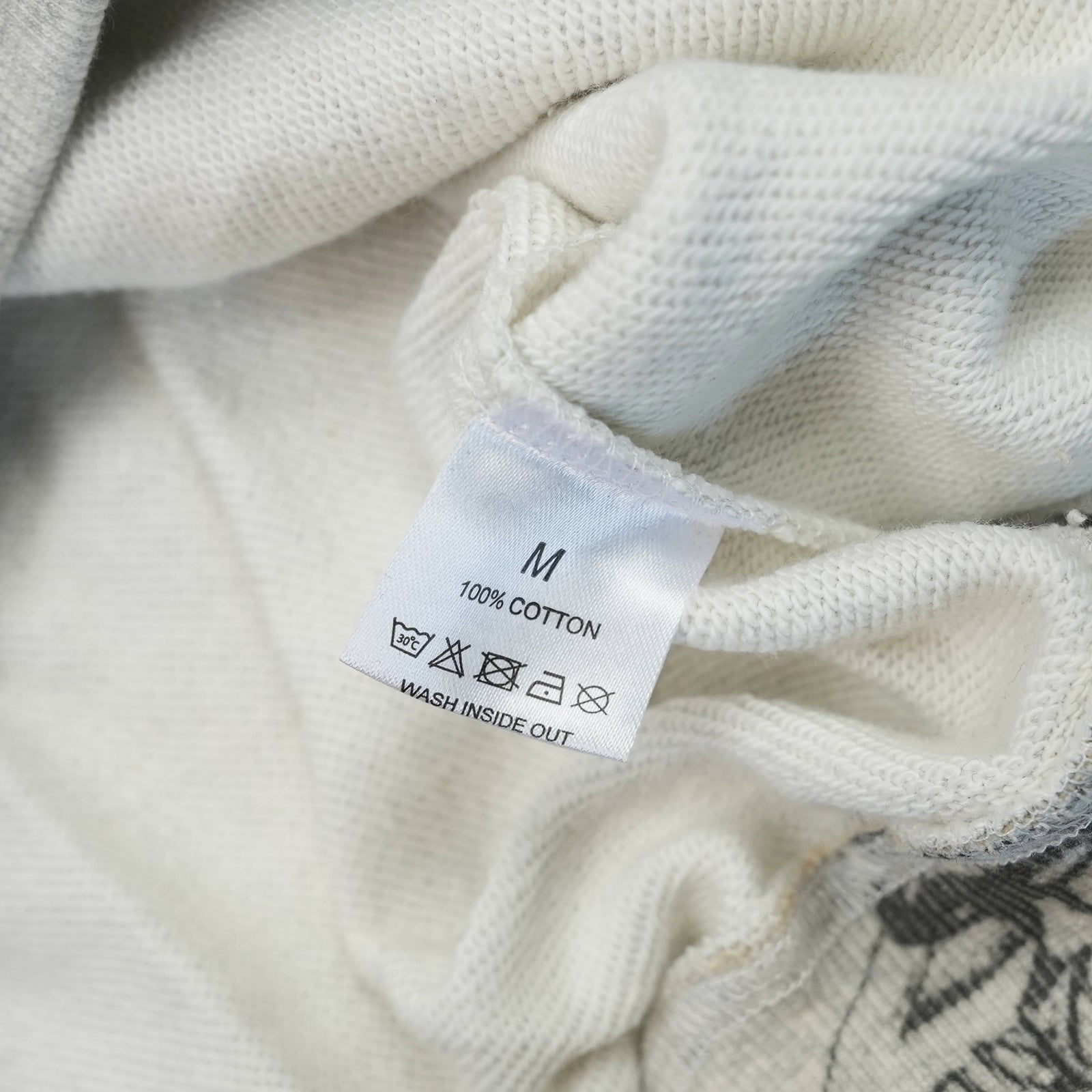 MURAL HOODIE SWEATSHIRT GREY