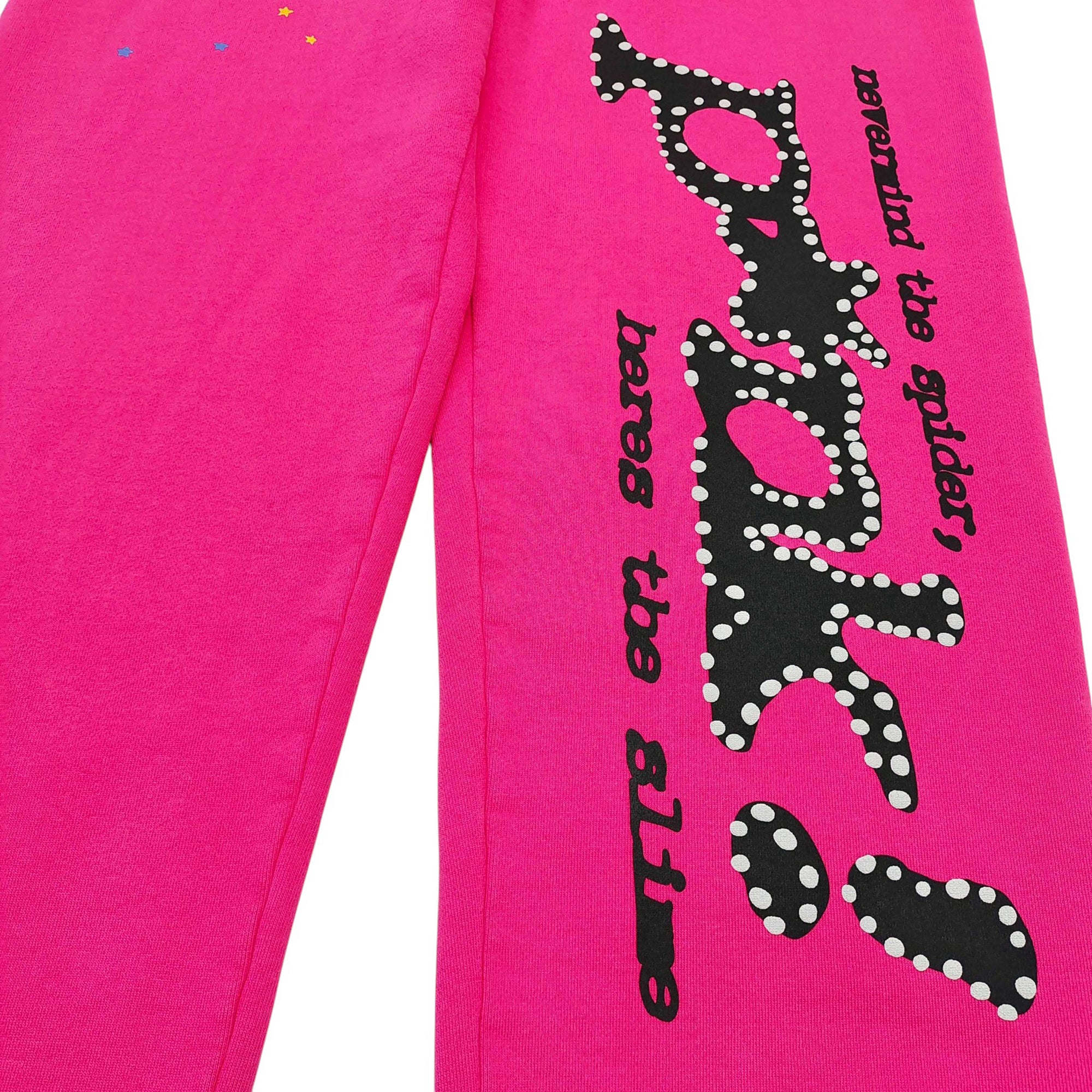 P*NK SWEATPANTS PINK BLACK