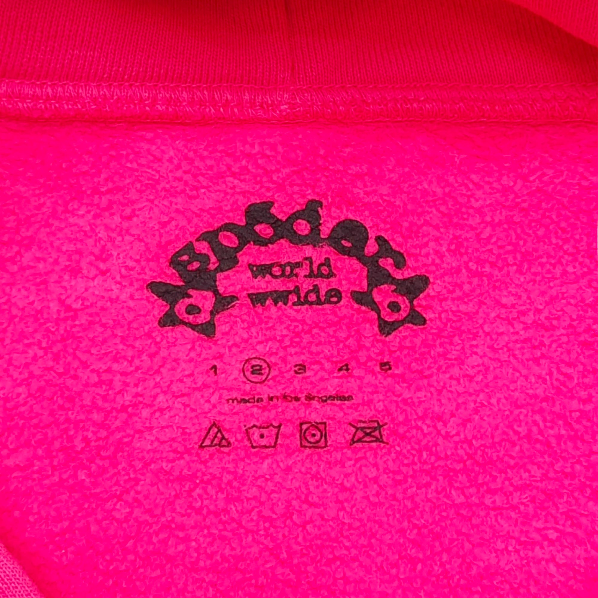 P*NK V2 HOODIE SWEATSHIRT PINK BLACK