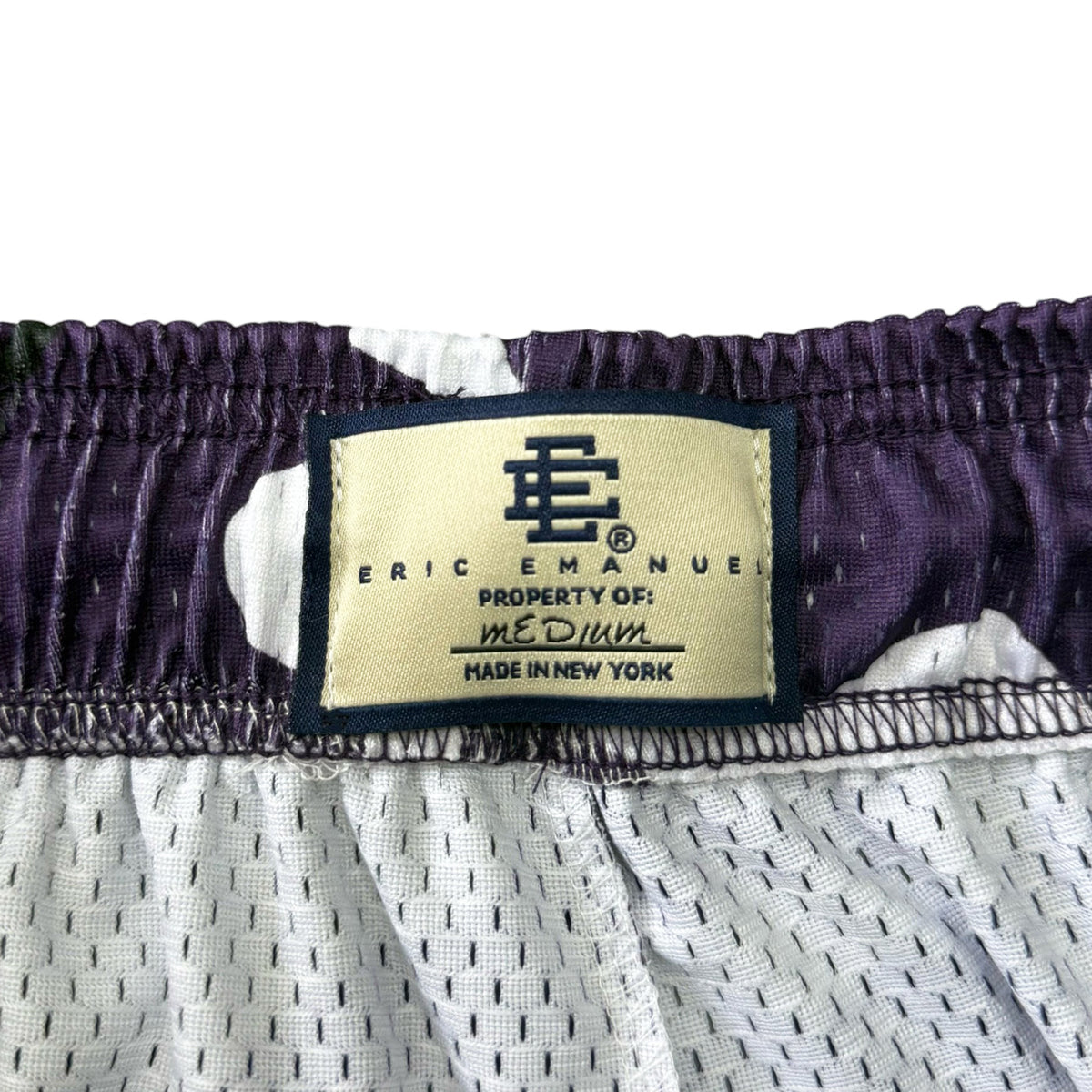 EE BASIC SHORTS PURPLE BLACK CAMO