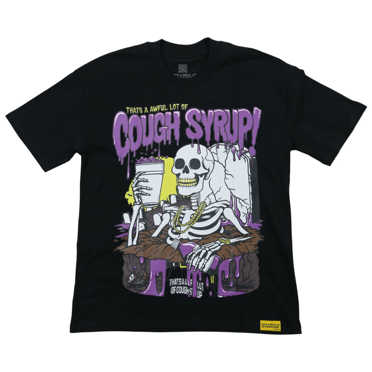 SKELETON T-SHIRT BLACK | ALOCS