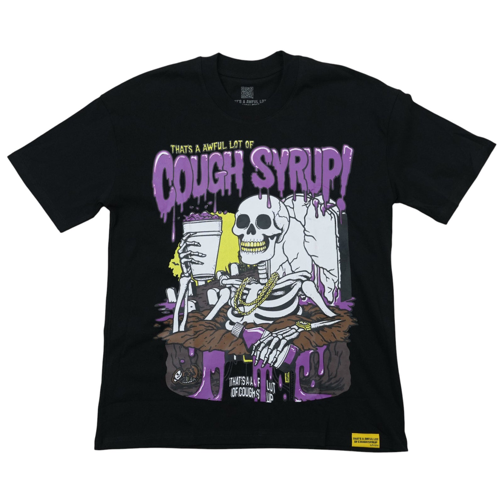 SKELETON T-SHIRT BLACK | ALOCS