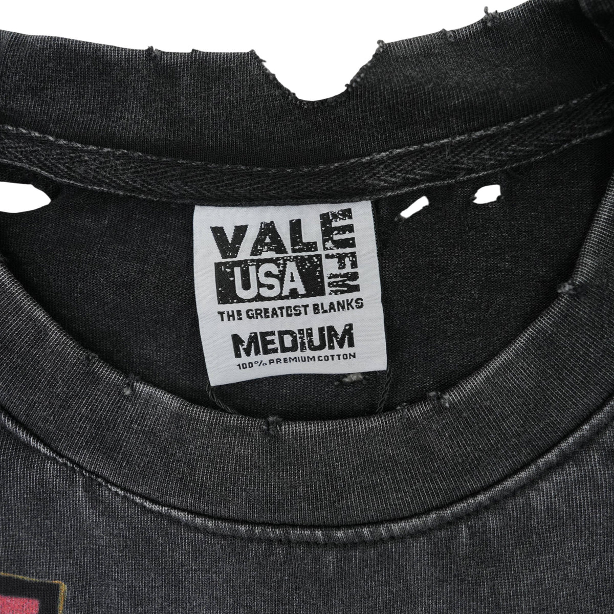 THRASHED SUN T-SHIRT VINTAGE BLACK