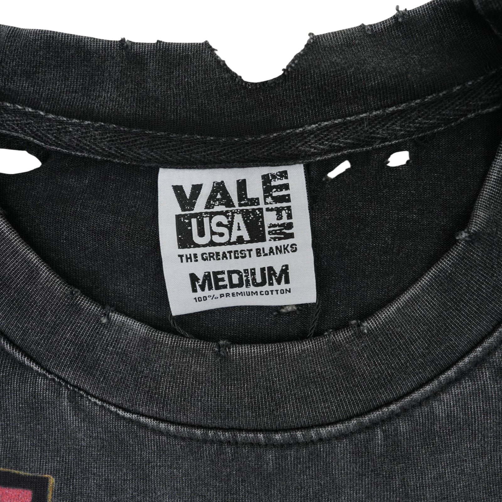 THRASHED SUN T-SHIRT VINTAGE BLACK